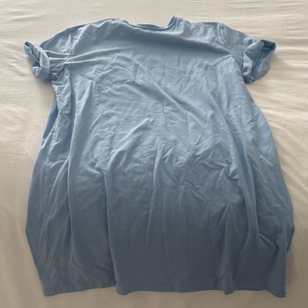 Light Blue T-Shirt Dress